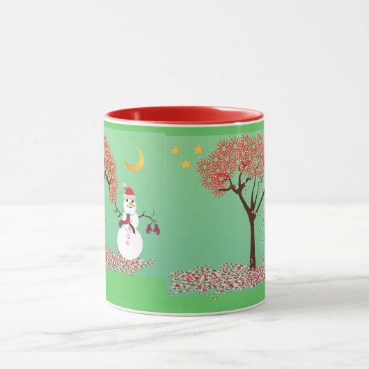 Mug Arbre à canne à canne - (Centre)