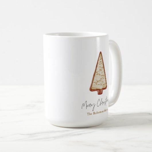 Mug Arbre à cookies de Noël (Devant droit)