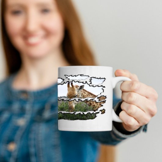 Mug Arbre à épines de girafe de la faune arrachée