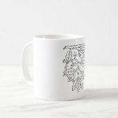 Mug arbre à feuilles de gland (Devant gauche)