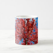 Mug Arbre à feuilles rouges à l'automne (Centre)