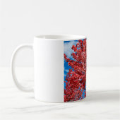 Mug Arbre à feuilles rouges à l'automne (Gauche)