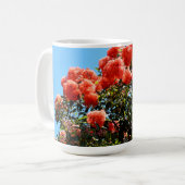 Mug Arbre à fleurs d'Eucalyptus orange, (Devant gauche)