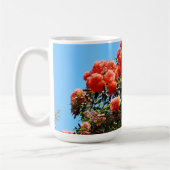 Mug Arbre à fleurs d'Eucalyptus orange, (Gauche)