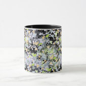 Mug Arbre à ressort abstrait sans couture branches feu (Centre)