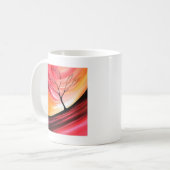 Mug Arbre Abstrait - Art Moderne (Devant gauche)