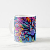 Mug Arbre Abstrait cristal (Devant gauche)