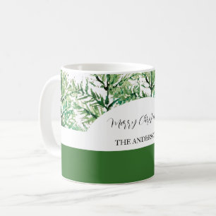 Mug Arbre aquarelle artistique personnalisé