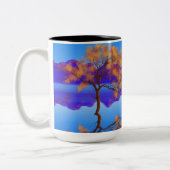 Mug "arbre au bord du lac bleu" (Gauche)