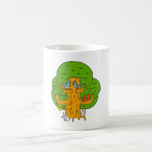 Mug Arbre avec des animaux de la forêt Nature mignonne