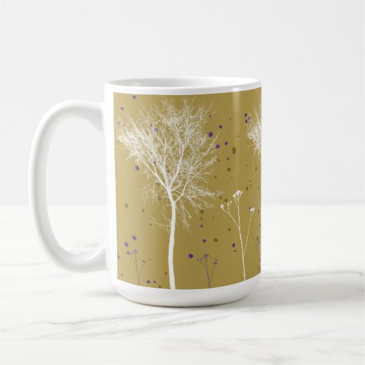 Mug Arbre blanc branché (Gauche)