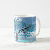 Mug Arbre bleu cristal (Devant droit)