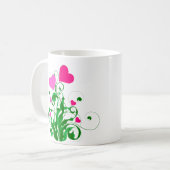 Mug Arbre Coeurs d'amour (Devant gauche)