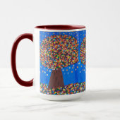 Mug Arbre coloré Abstrait (Gauche)
