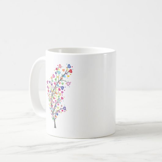 Mug Arbre d'amour et d'harmonie (Devant gauche)