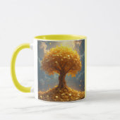 Mug arbre d'argent or pièces d'or (Gauche)