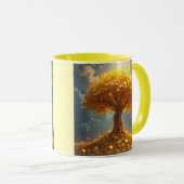 Mug arbre d'argent or pièces d'or (Devant droit)