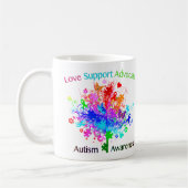 Mug Arbre d'autisme dans le spectre (Gauche)