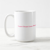 Mug Arbre de cancer du sein des rubans (Gauche)