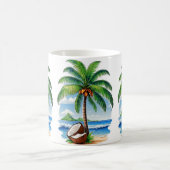 Mug Arbre de coco île tropicale (Centre)
