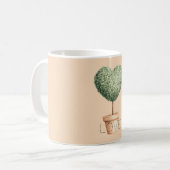 Mug Arbre de coeur d'amour (Devant gauche)