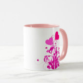 Mug Arbre de coeurs d'amour-25053 (Devant droit)