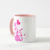 Mug Arbre de coeurs d'amour-25053 (Devant gauche)