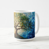 Mug Arbre de connaissances - Peinture à l'huile (Devant droit)