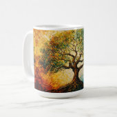 Mug Arbre de connaissances - Peinture à l'huile (Devant gauche)