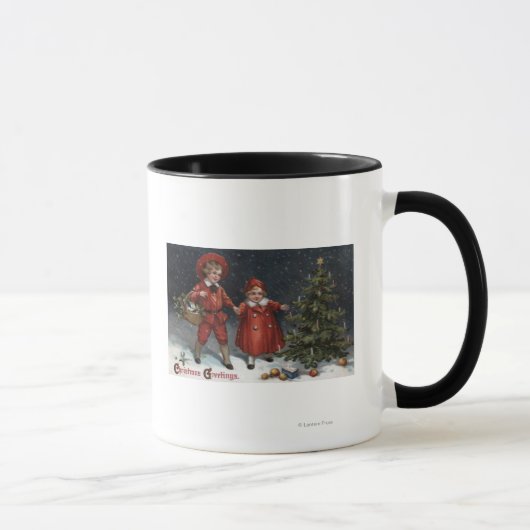 Mug Arbre de décoration pour enfants (Droite)