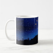 Mug Arbre de la Nuit Étoilée Or Gémeaux Constellation (Gauche)
