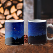 Mug Arbre de la Nuit Étoilée Taureau Or Constellation 
