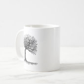 Mug arbre de la vie balayé par le vent (Devant gauche)