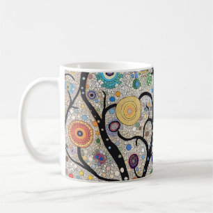 Mug 🌳 Arbre de la Vie en Abstrait 🎨
