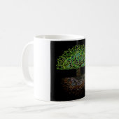 Mug Arbre de lueur de la vie (Devant gauche)