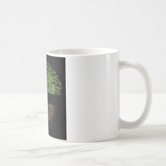 Mug Arbre de lueur de la vie (Droite)