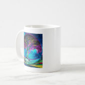 Mug Arbre de méditation de la vie (Devant gauche)