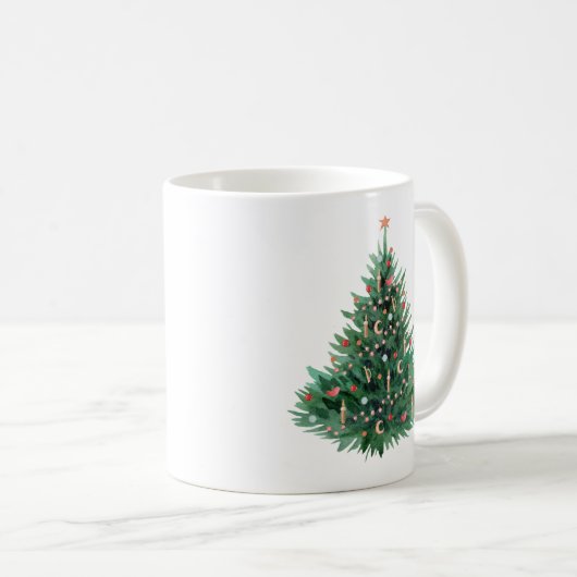 Mug Arbre de Noël (Devant droit)