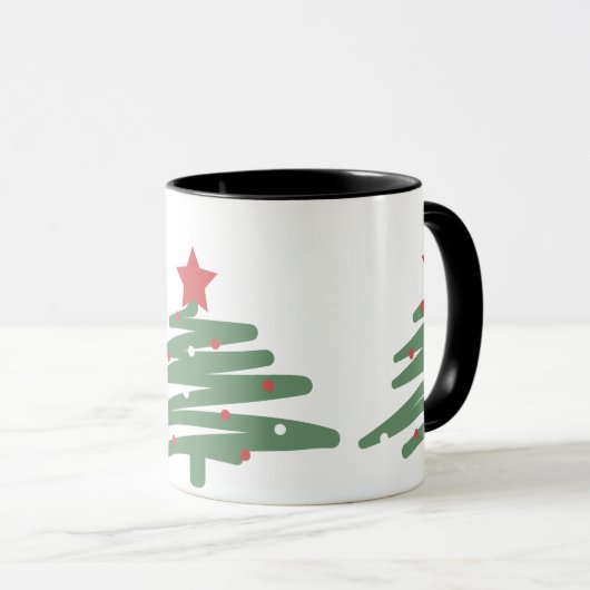 Mug Arbre de Noël (Devant droit)