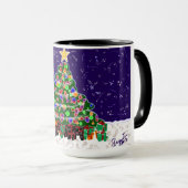 Mug ARBRE de NOËL 2017 - 2ème en série (Devant droit)