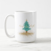 Mug Arbre de Noël à l'aquarelle "Merry & Bright" de No (Gauche)