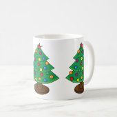 Mug Arbre de Noël à trois niveaux (Devant droit)