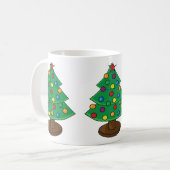 Mug Arbre de Noël à trois niveaux (Devant gauche)