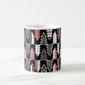Mug Arbre de Noël abstrait moderne géométrique o (Centre)