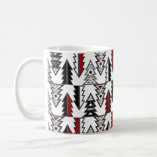 Mug Arbre de Noël abstrait moderne géométrique o