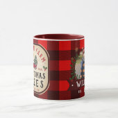 Mug Arbre de Noël Agritourisme Pine Arbres style ferme (Centre)