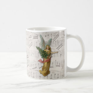 Mug Arbre de Noël ailé Ange Arbre Victorien Papier