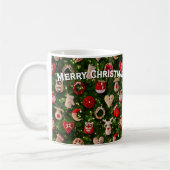 Mug Arbre de Noël avec des jouets en feutre (Gauche)