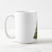 Mug Arbre de Noël avec étoile et présente Fête (Gauche)