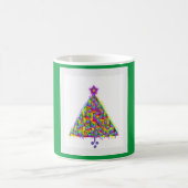 Mug ARBRE DE NOËL AVEC ORNAMENTS Vert (Centre)